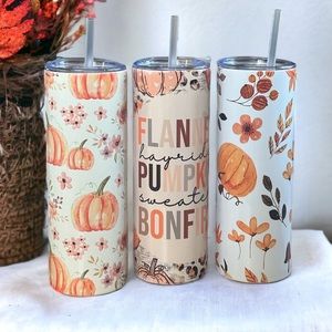 Fall tumbler bundle set of 3